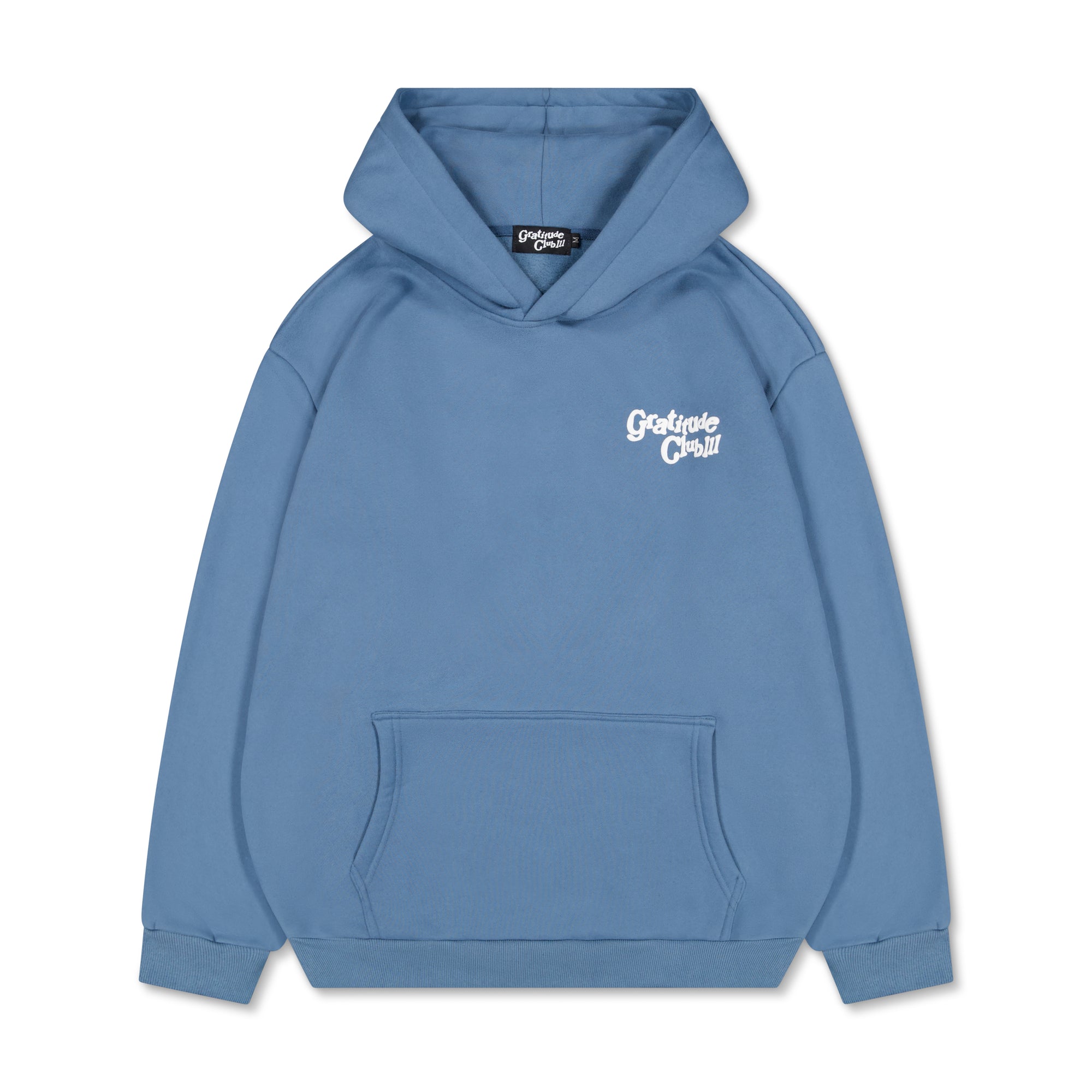 Blue Puff Fleece Hoodie