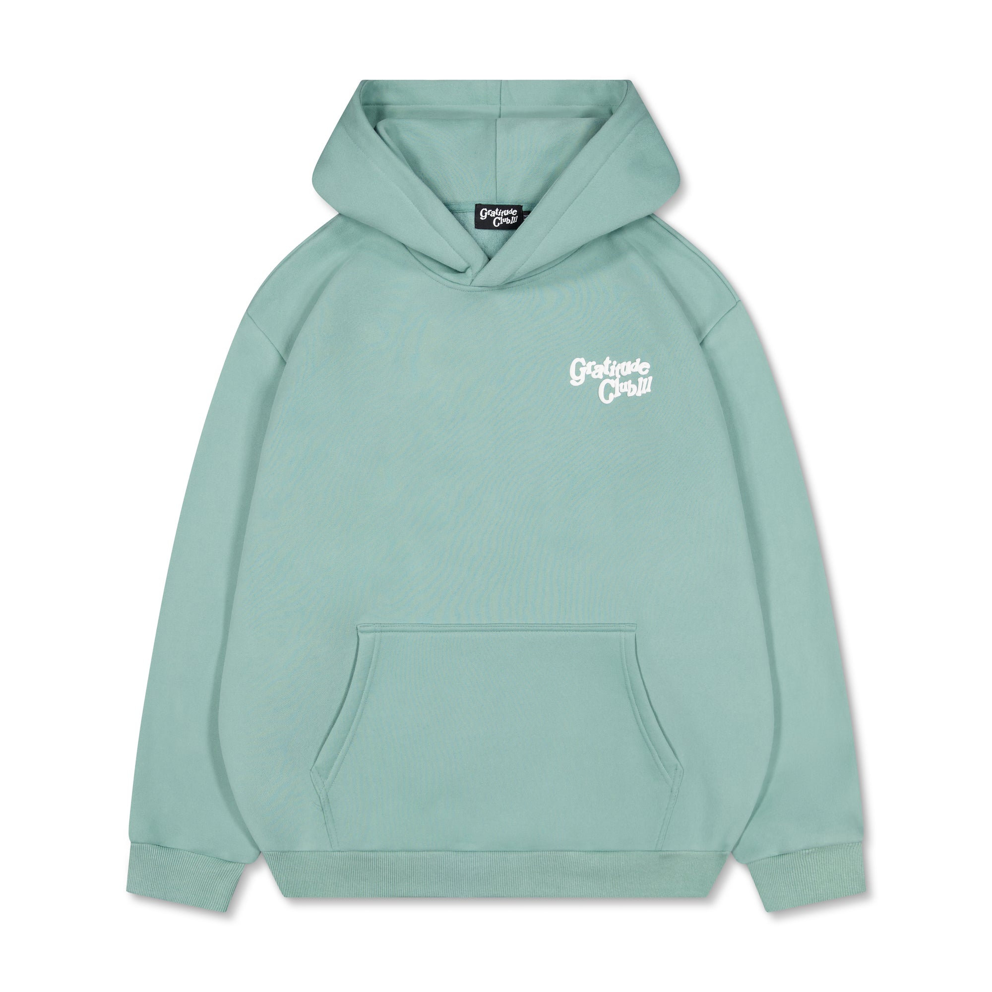 Sage Green Puff Fleece Hoodie